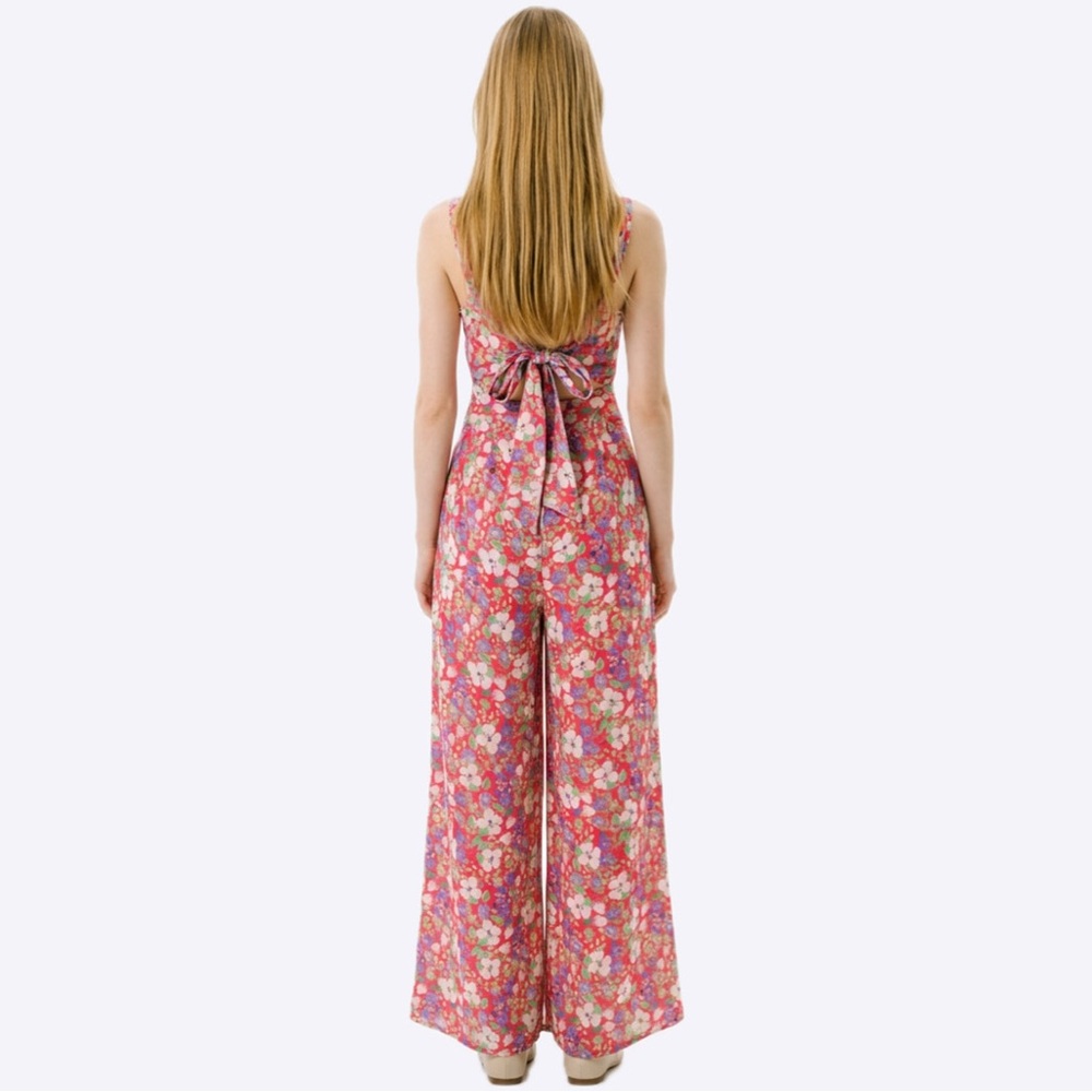 Yumi Kim Floral Pink Jumpsuit - Picture 2 of 6
